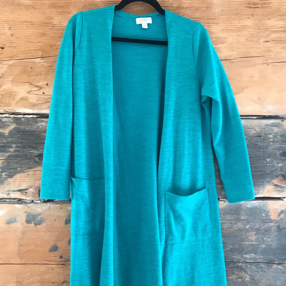 LuLaRoe Sarah Turquoise Medium fits up to XL